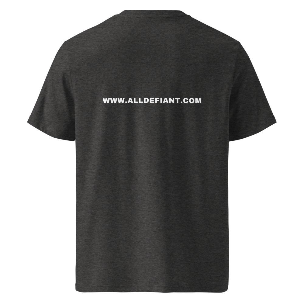 Unisex Organic Ribbed Neck T-Shirt | Stanley/Stella SATU001 (Dark Heather Grey / 2XL)